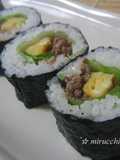 みんな大好き♪　マヨそぼろ海苔巻き