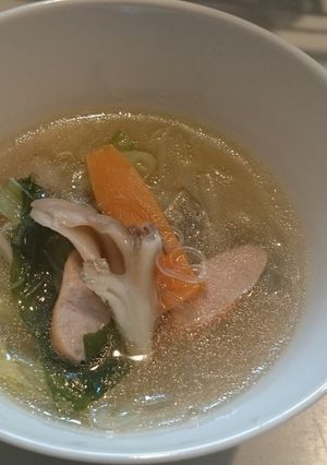 シャンタン春雨入りスープ-レシピのメイン写真