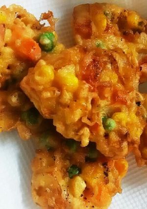 ミックスベジタブルとかまぼこのかき揚げ-レシピのメイン写真