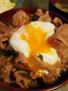 レンジで温玉もりもりスタミナ丼‼-レシピのメイン写真