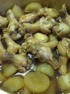 ご飯がすすむ!大根と手羽元の煮物-レシピのメイン写真