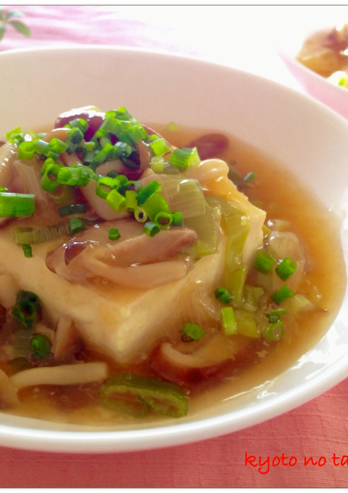 ✿和食 ダイエット豆腐きのこあんかけ✿-レシピのメイン写真