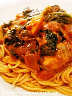 サーモンのトマトクリームパスタ-レシピのメイン写真