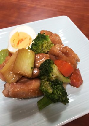 ぷるぷる♪鶏肉と野菜のオイスターソース煮-レシピのメイン写真