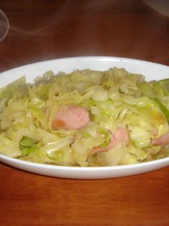 簡単☆キャベツとウインナーの洋風煮物-レシピのメイン写真