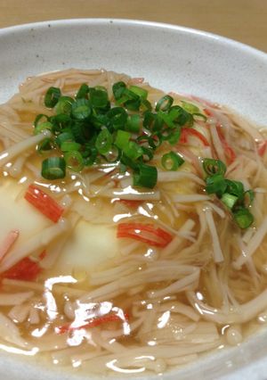 えのきとカニカマの中華あん豆腐-レシピのメイン写真