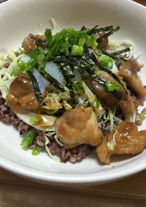 こってりさっぱり鶏たま丼-レシピのメイン写真