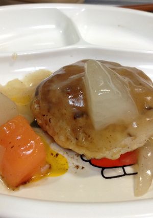 シャンタンDXで、つくねハンバーグ♡-レシピのメイン写真