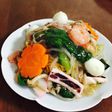 海鮮あんかけ固焼きそば
