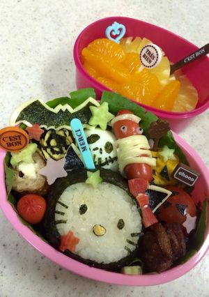 キティちゃんのハロウィン弁当-レシピのメイン写真