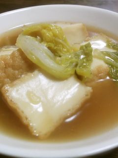 白菜と厚揚げのとろり煮-レシピのメイン写真