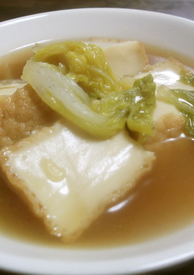 白菜と厚揚げのとろり煮-レシピのメイン写真