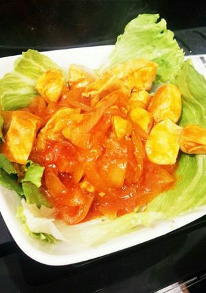 鶏胸肉のケチャップ炒め-レシピのメイン写真