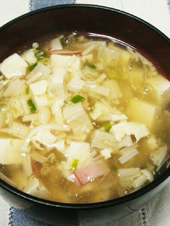 トロトロ豆腐のあんスープ-レシピのメイン写真