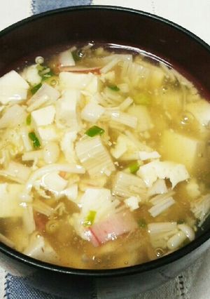 トロトロ豆腐のあんスープ-レシピのメイン写真