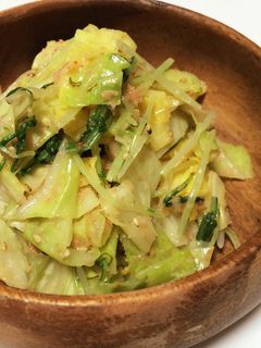 キャベツと水菜の明太子和え-レシピのメイン写真