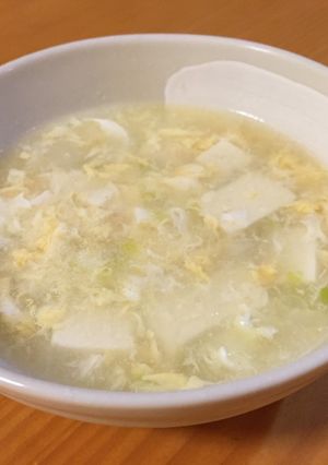 創味de簡単5分！まろやか卵スープ-レシピのメイン写真