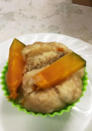 簡単☆和風に☆あん入りきな粉蒸しパン-レシピのメイン写真