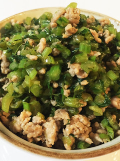 常備菜♪大根葉と豚ひき肉のしょうが炒め-レシピのメイン写真
