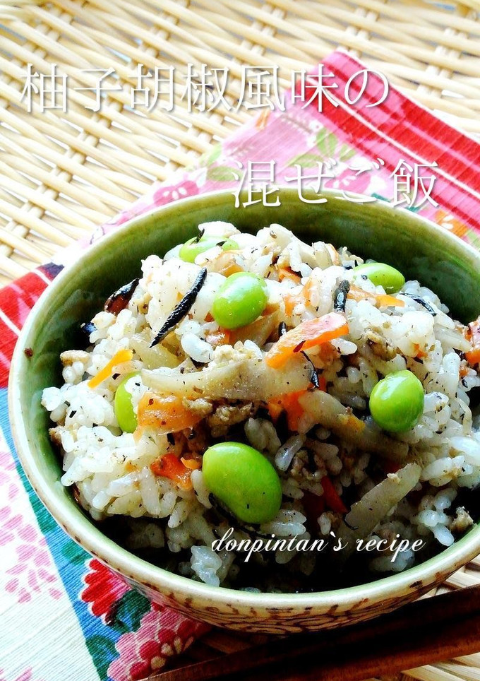 柚子胡椒風味の混ぜご飯-レシピのメイン写真