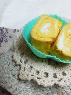 《ゴマ油の薫る我が家の卵焼き》-レシピのメイン写真