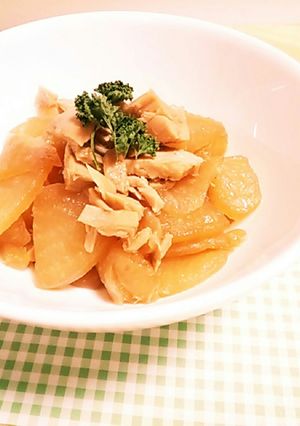 シーチキンLと大根の甘辛炒め♪-レシピのメイン写真