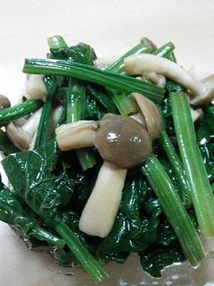 ほうれん草としめじのゆず風味サラダ-レシピのメイン写真