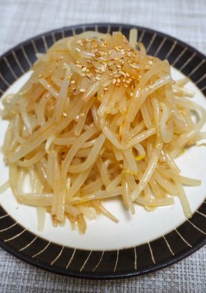 超〜簡単おつまみ！もやしのピリ辛ナムル♡-レシピのメイン写真