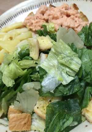 残ったパンの耳で　なんちゃってクルトン-レシピのメイン写真