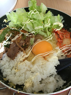卵かけごはんもビピンパに 1人ランチ-レシピのメイン写真