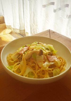 具がたくさんなペペロンチーノ-レシピのメイン写真