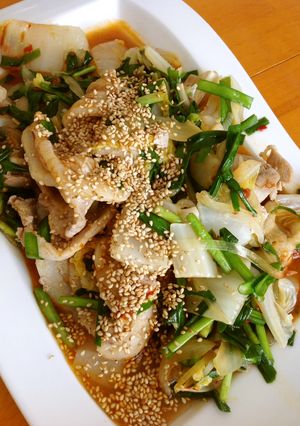 豆板醤で即席、豚キムチ風-レシピのメイン写真