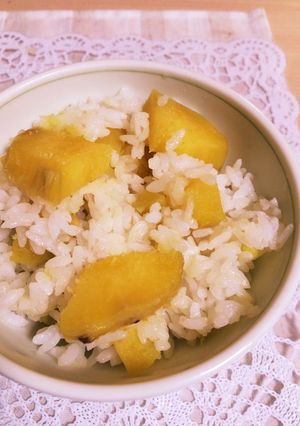 素材の味まかせ♧♤さつまいもご飯♤♧-レシピのメイン写真