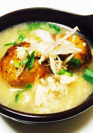 かぼちゃ団子のあんかけスープ-レシピのメイン写真