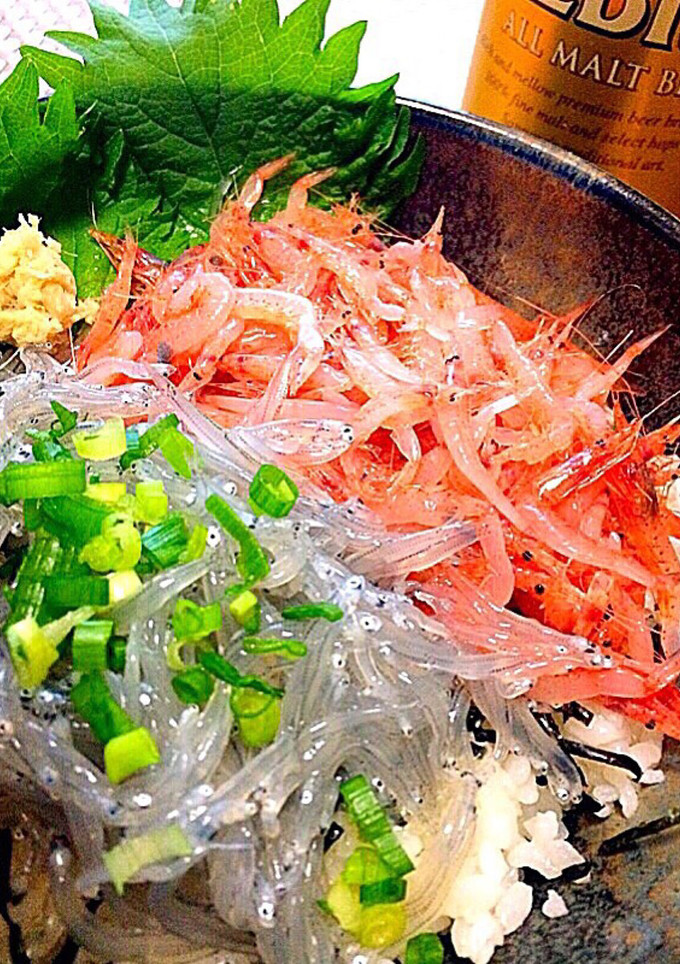 今が旬 生桜えび生しらす丼 簡単-レシピのメイン写真