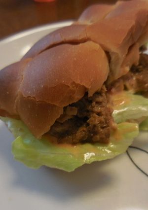 大豆お肉で焼肉バーガー-レシピのメイン写真