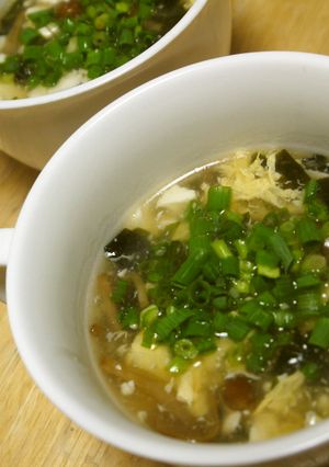 体ぽかぽかお手軽中華スープ-レシピのメイン写真