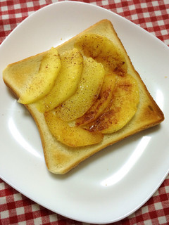 りんごトースト-レシピのメイン写真