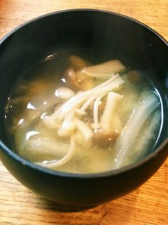鍋の残り物で節約味噌汁-レシピのメイン写真