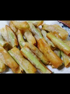 餃子の皮でスティックハンバーグ-レシピのメイン写真