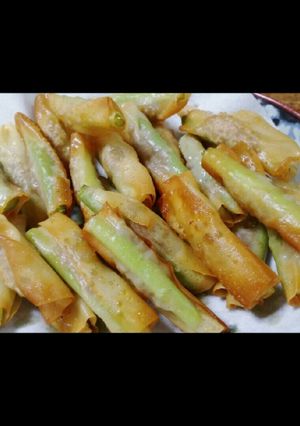 餃子の皮でスティックハンバーグ-レシピのメイン写真