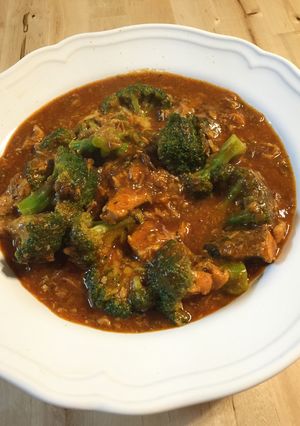 ブロッコリーと鯖缶のミートソース煮-レシピのメイン写真
