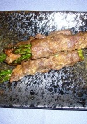 アスパラガスの牛肉巻き味噌マヨ焼き-レシピのメイン写真