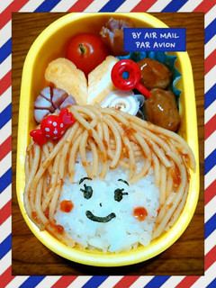 女の子のキャラ弁 超簡単♬ 5分 時短♡-レシピのメイン写真