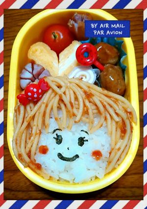女の子のキャラ弁　超簡単♬　５分　時短♡-レシピのメイン写真