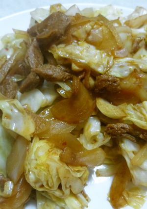 大豆のお肉でキャベツ炒め♪-レシピのメイン写真