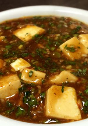 春菊好きにオススメ！春菊麻婆豆腐-レシピのメイン写真
