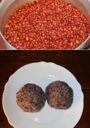 小豆から作るおはぎ-レシピのメイン写真