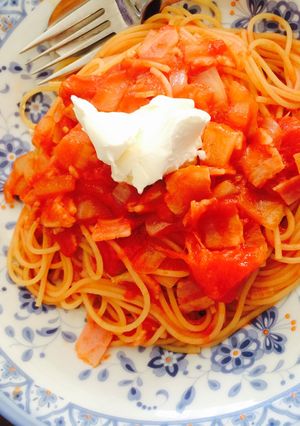 オーソドックスなトマトソーススパゲッティ-レシピのメイン写真