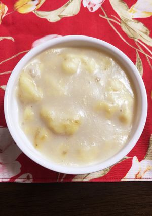バナナのココット葛湯-レシピのメイン写真